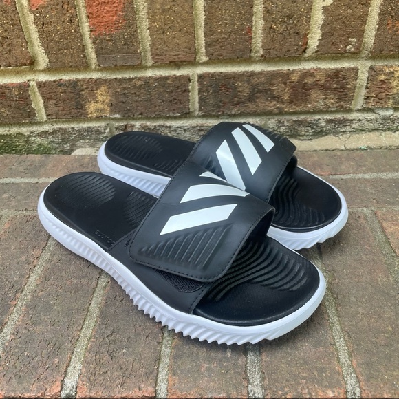 Mens Adidas Alphabounce Slides Size 